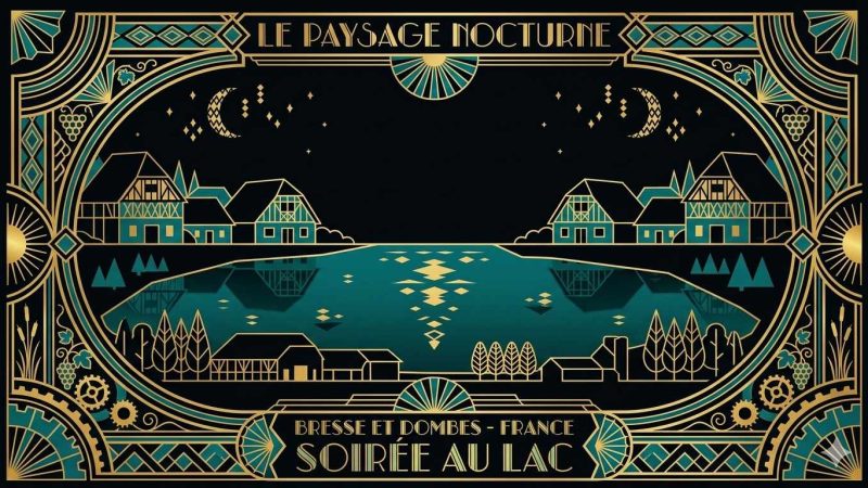 Libertinage dans l'Ain - Bresse Dombes Pays de Gex rencontres libertines illustration Art Déco