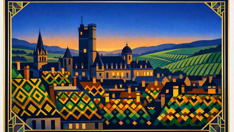 Dijon toits vernissés et Palais des Ducs — clubs libertins en Côte-d'Or